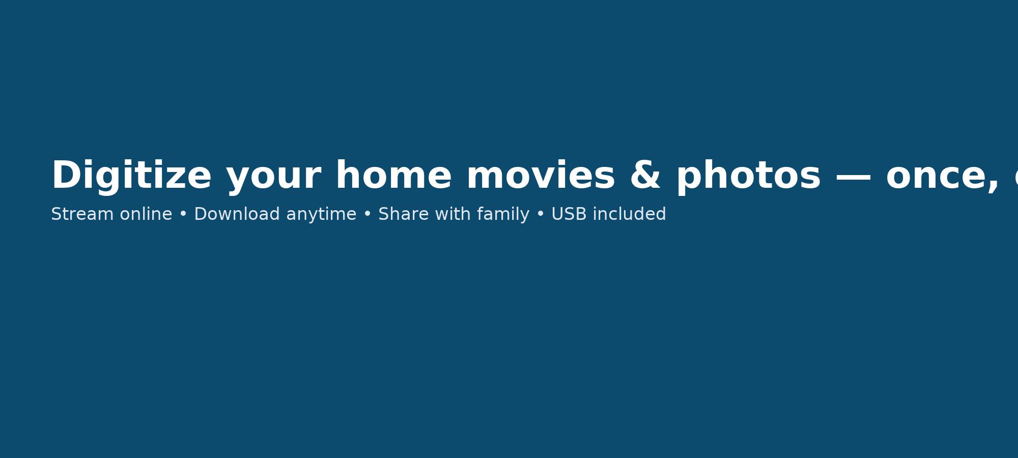 Family watching home movies